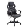 Καρέκλα Gaming BF7700 τεχνόδερμα - ύφασμα mesh χρώμα μαύρο - γκρι 62x59x105/117εκ.
