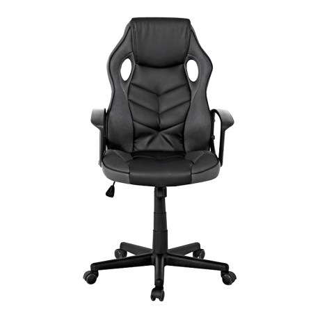 Καρέκλα Gaming BF7700 τεχνόδερμα - ύφασμα mesh χρώμα μαύρο - γκρι 62x59x105/117εκ.