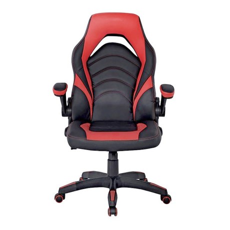 BF7800 Bucket Manager Armchair Pu Black/Red