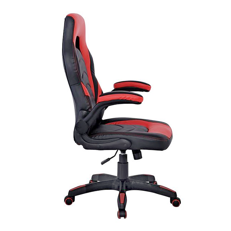 BF7800 Bucket Manager Armchair Pu Black/Red