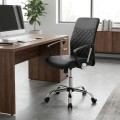 Avelon Megapap office chair with PU leather in black color 60x56x94/103cm.