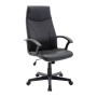 Manager armchair with Pu in black color 60x64x108/120cm.