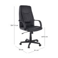 BF1410 Manager Armchair Black Pu