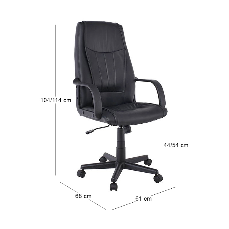 BF1410 Manager Armchair Black Pu
