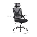BF2040 Manager Armchair Black (Metal KD base)