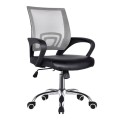 BF2101-F (with relax) Office Armchair Chrome/Grey-Black Mesh (1pc)