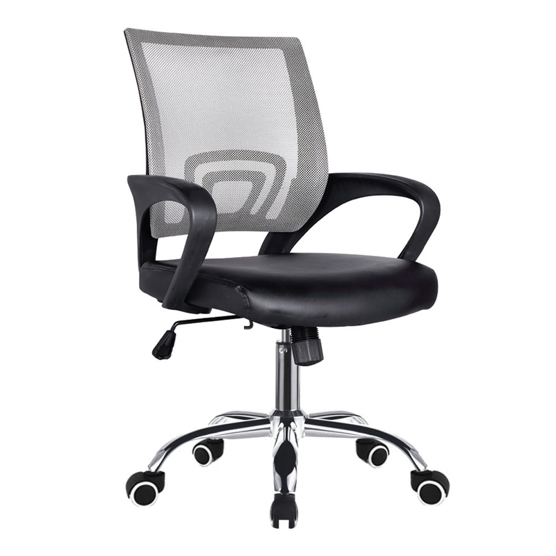 BF2101-F (with relax) Office Armchair Chrome/Grey-Black Mesh (1pc)