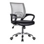 BF2101-F (with relax) Office Armchair Chrome/Grey-Black Mesh (1pc)