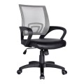 BF2101 (with relax) Office Armchair Grey Mesh/Black Pu
