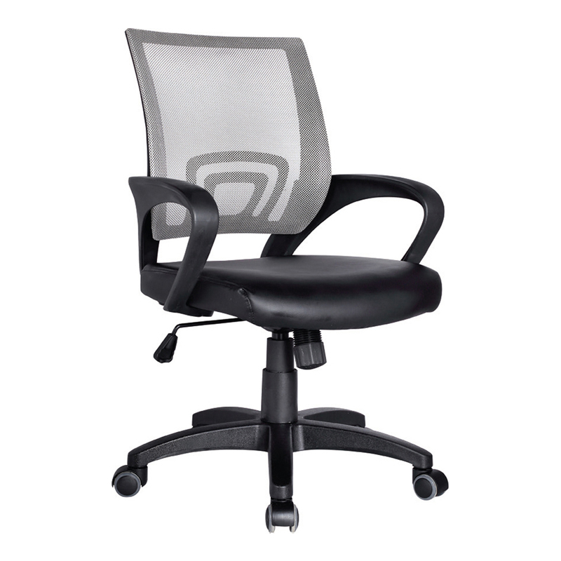 BF2101 (with relax) Office Armchair Grey Mesh/Black Pu
