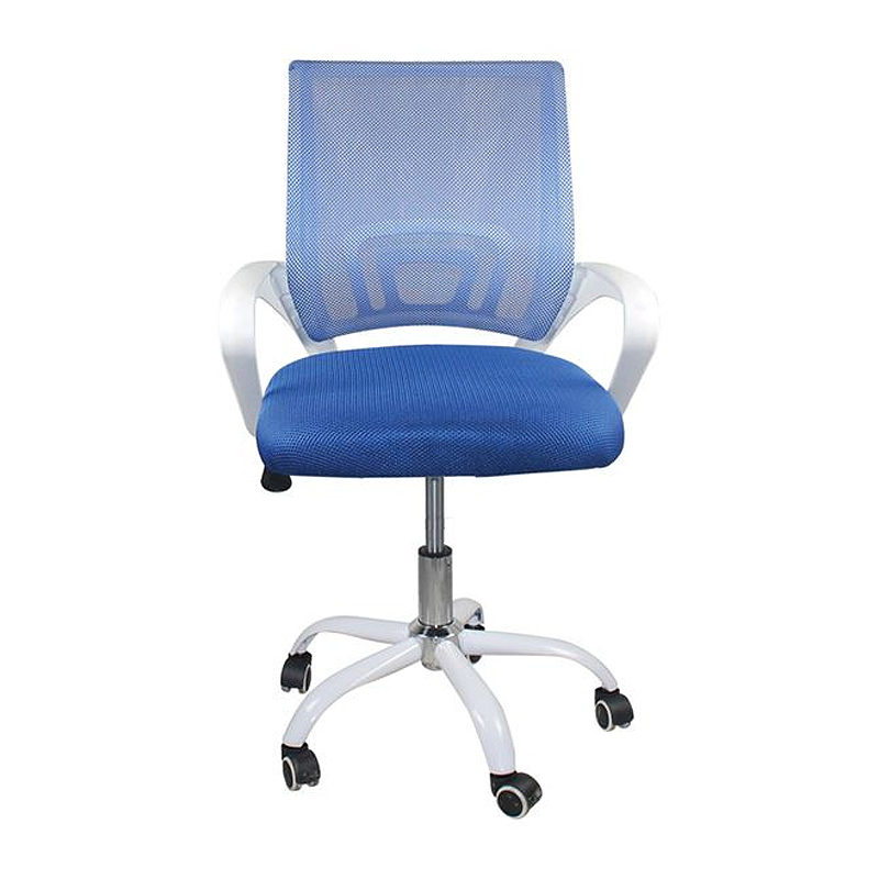 BF2101-SW (with relax) Office Chair White/Mesh Blue