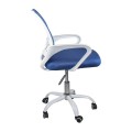 BF2101-SW (with relax) Office Chair White/Mesh Blue