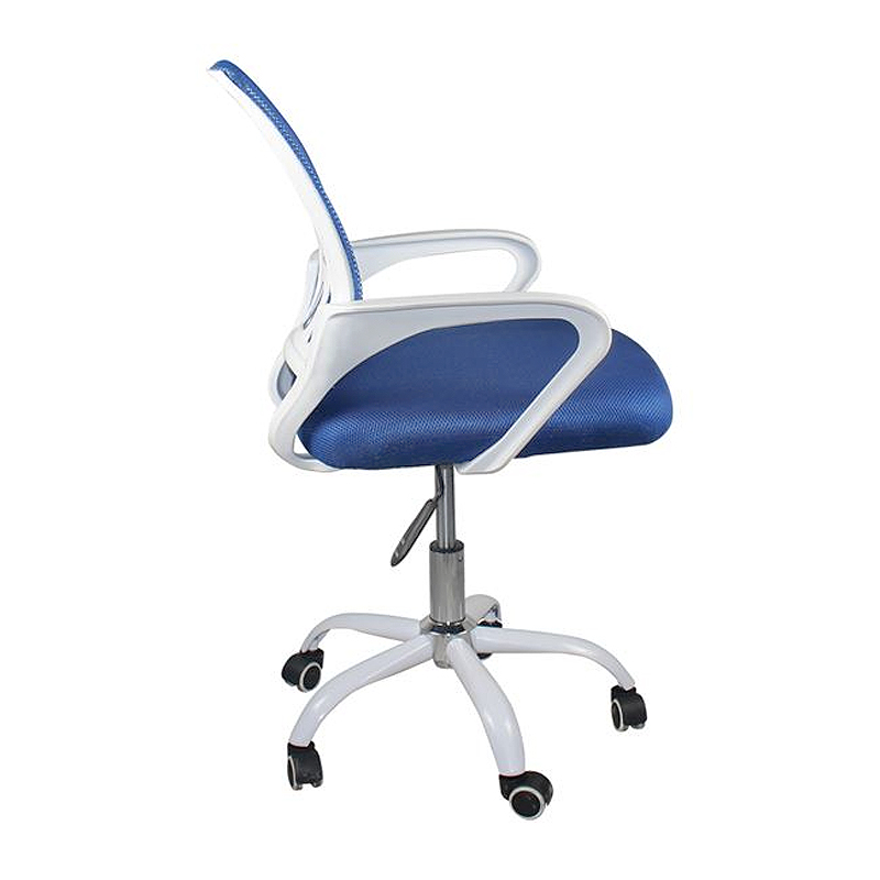 BF2101-SW (with relax) Office Chair White/Mesh Blue