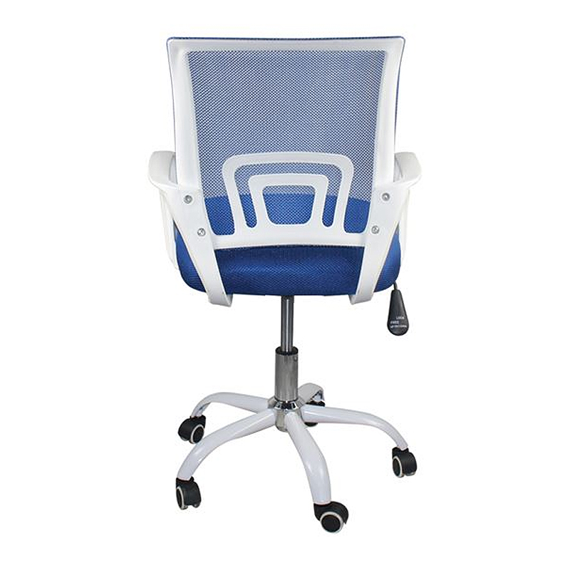 BF2101-SW (with relax) Office Chair White/Mesh Blue