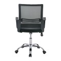Καρέκλα γραφείου BF2110-W ύφασμα mesh χρώμα μαύρο 59x54x90/100εκ.