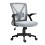 Καρέκλα γραφείου BF2130 mesh ύφασμα χρώμα γκρι 61x57x91/101εκ.