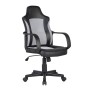 BF2850 Manager Armchair Grey Mesh/Black Pu