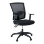 Καρέκλα γραφείου BF2910 ύφασμα mesh χρώμα μαύρο 61x58x91/101εκ.