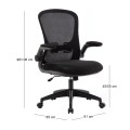 BF2920 Office Armchair Black Mesh