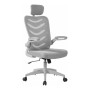 Καρέκλα γραφείου BF2940 ύφασμα mesh χρώμα γκρι 61x65x118/128εκ.