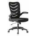 BF2945 Office Armchair Black Mesh/Fabric