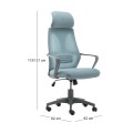 BF2950 Office Armchair Grey-Blue Mesh