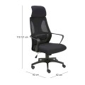 BF2950 Office Armchair Black Mesh