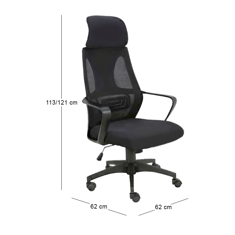 BF2950 Office Armchair Black Mesh