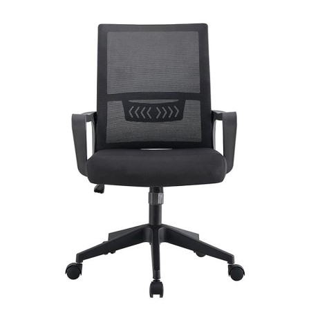 Καρέκλα γραφείου BF2965 ύφασμα mesh χρώμα μαύρο 63x58x97/107εκ.