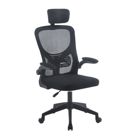 Καρέκλα γραφείου BF3055 ύφασμα mesh χρώμα μαύρο 60x60x110/120εκ.