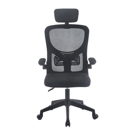 Καρέκλα γραφείου BF3055 ύφασμα mesh χρώμα μαύρο 60x60x110/120εκ.