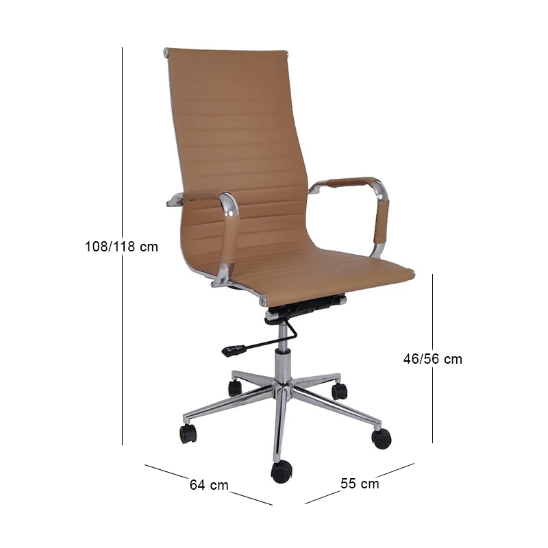 BF3300 Manager Armchair Beige Pu