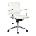 BF3601 Low Back Armchair White Pu