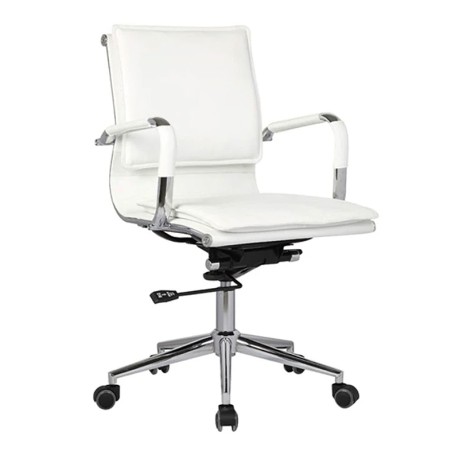 BF3601 Low Back Armchair White Pu