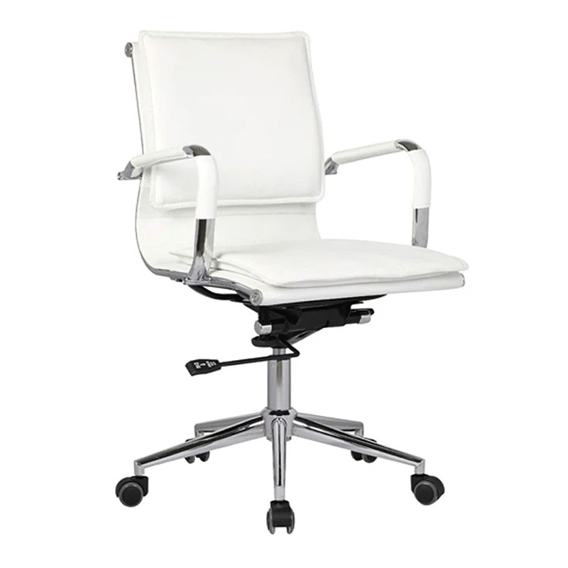 BF3601 Low Back Armchair White Pu
