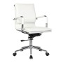 BF3601 Low Back Armchair White Pu