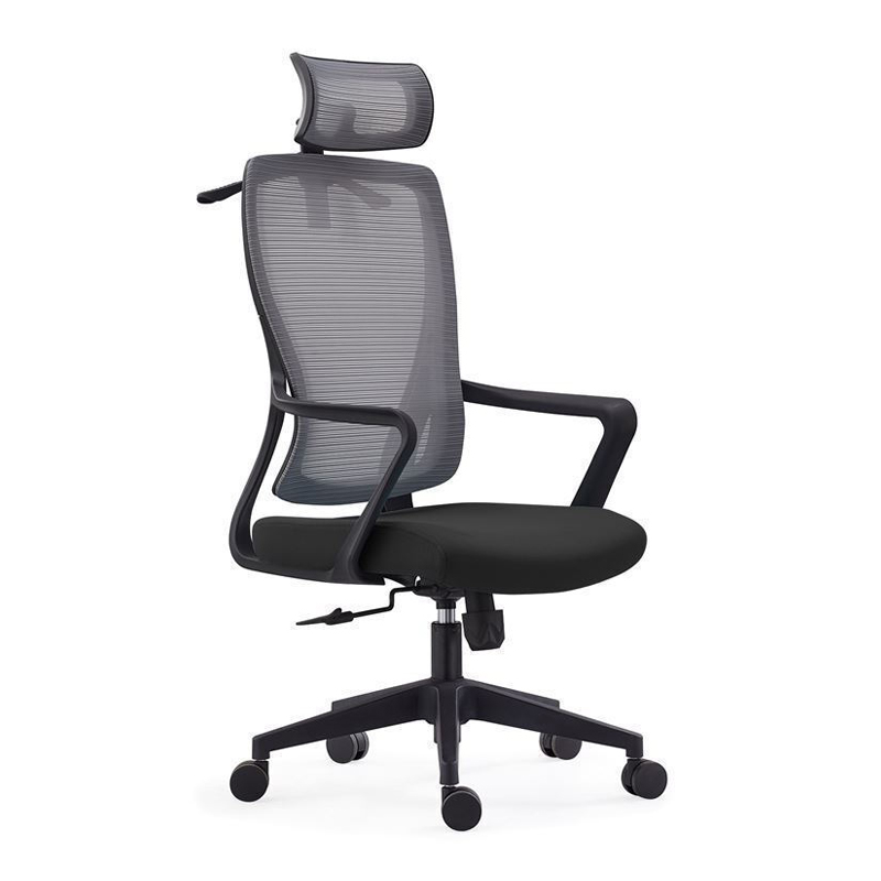 BF3850 Manager Armchair Grey Mesh/Black Fabric