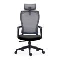 BF3850 Manager Armchair Grey Mesh/Black Fabric