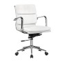 BF4801 Low Back Armchair White Pu