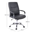 BF5100 Manager Armchair Black Pu