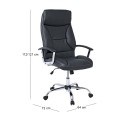 BF5700 Manager Armchair Chromed Base/Pu Black