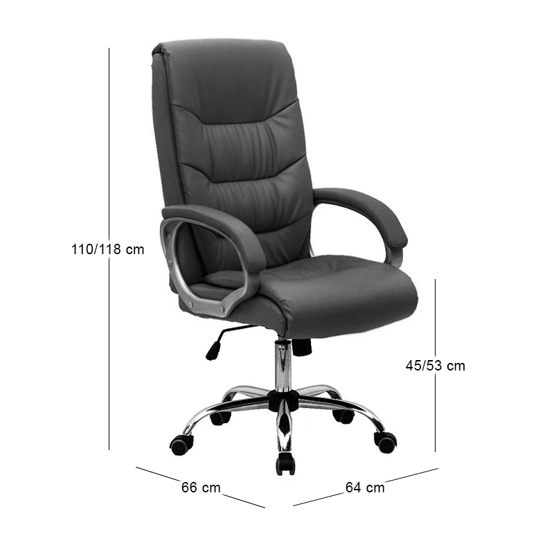 BF6400 Manager Armchair Black Pu