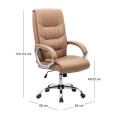 BF6400 Manager Armchair Beige Pu