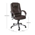 BF6950 Manager Armchair Brown Pu