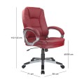 BF6950 Manager Armchair Red Pu