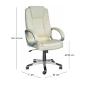 BF6950 Manager Armchair White Pu