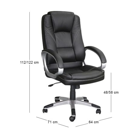 BF6950 Manager Armchair Black Pu
