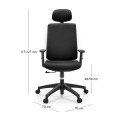BF8200 Manager Armchair Black Pu