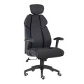 BF8300 Πολυθρόνα Γραφείου Διευθυντή Microfiber Μαύρο / PU Μαύρο