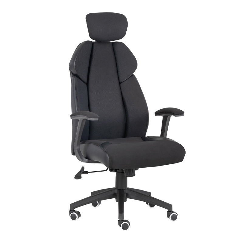 BF8300 Πολυθρόνα Γραφείου Διευθυντή Microfiber Μαύρο / PU Μαύρο